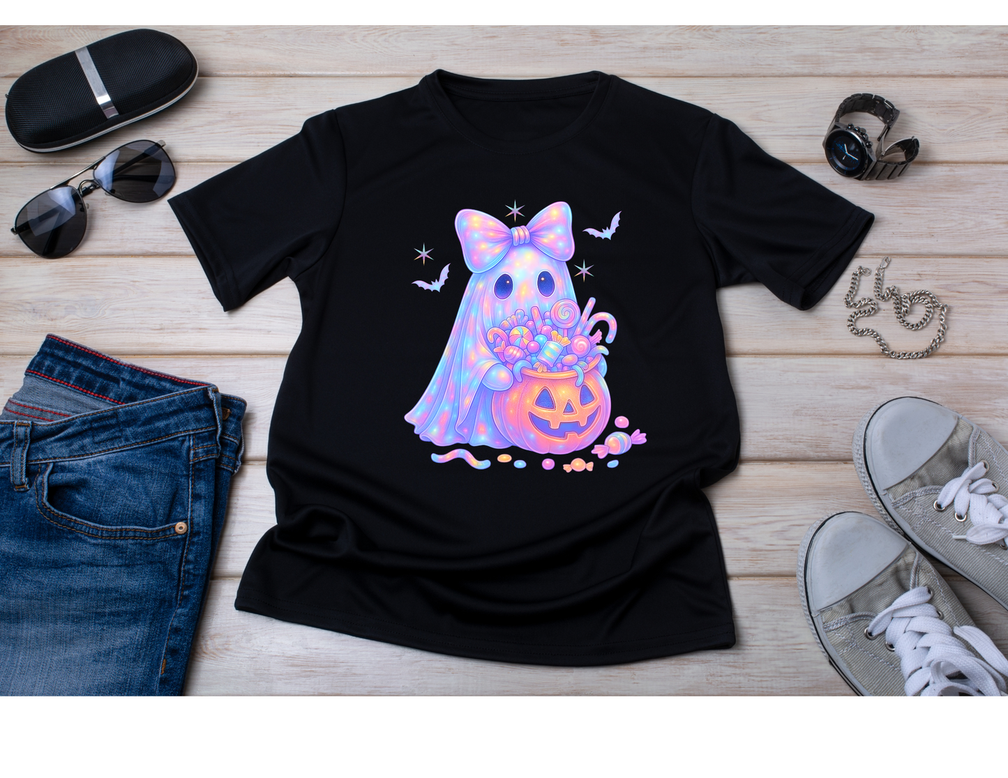 "Ghost with candies"
