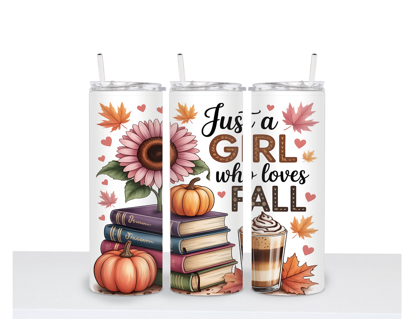 Just a Girl that loves Fall - White