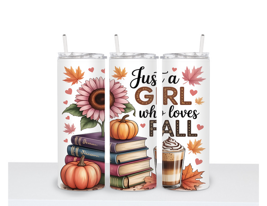 Just a Girl that loves Fall - White