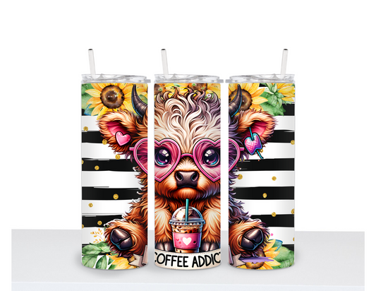 Coffee Adict Cow