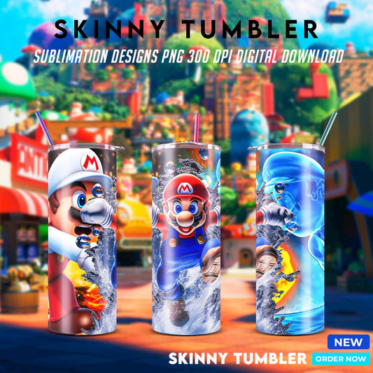 Mario Bros Movie tumblers